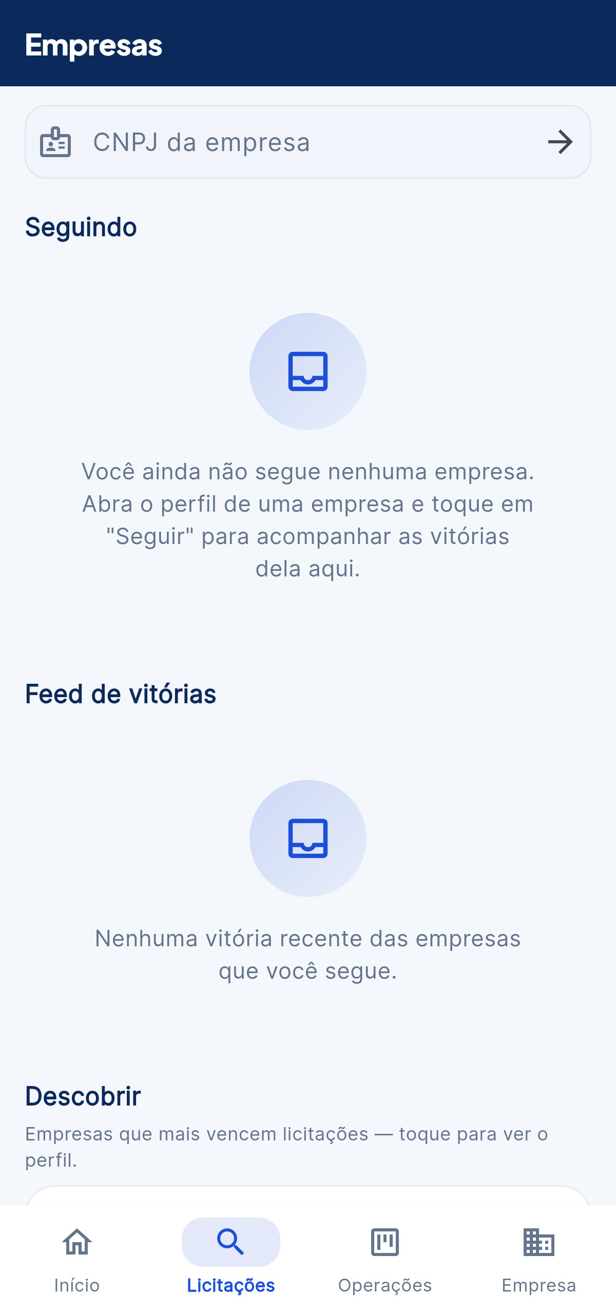 Concorrentes no celular